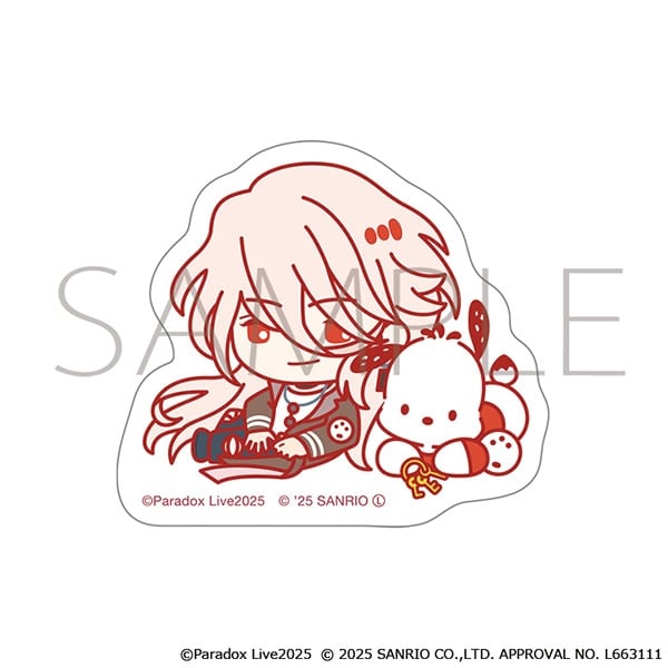 Paradox Live ステッカー/甲斐田 紫音×ポチャッコ　サンリオキャラクターズ
 
2025年11月28日発売