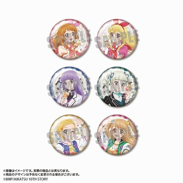 アイカツ! あかりGeneration×マリオンクレープ 描き下ろしトレーディング缶バッジ
 アニメイトで
2025/05/16 発売