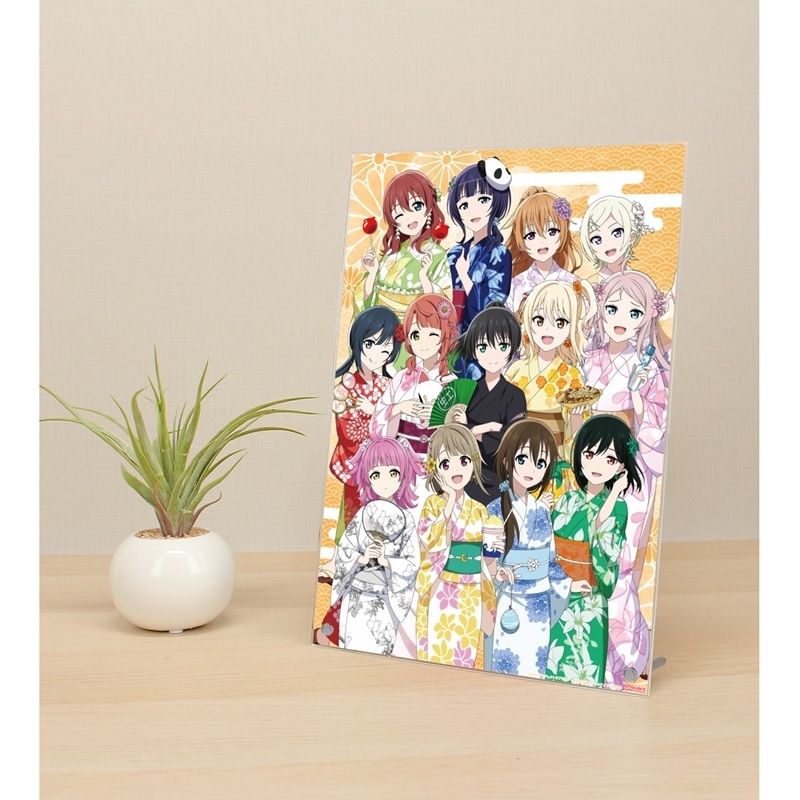 ラブライブ! ニジガク 描き下ろし 集合 縁日ver. A4アクリルパネル
 
2026年1月17日発売