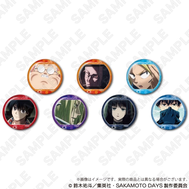 サカモトデイズ トレーディング場面写缶バッジ 
2025年10月発売