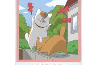 夏目友人帳 描き下ろしイラスト 12時のニャンコ先生 ニャンコ先生の1日ver. BIGアクリルスタンド AMNIBUSで