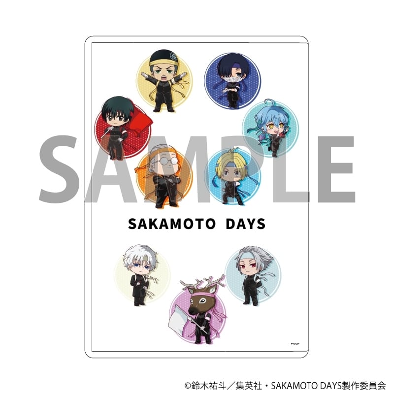 サカモトデイズ キャラクリアケース11月応援団ver.(ミニキャライラスト) 
2025年11月発売