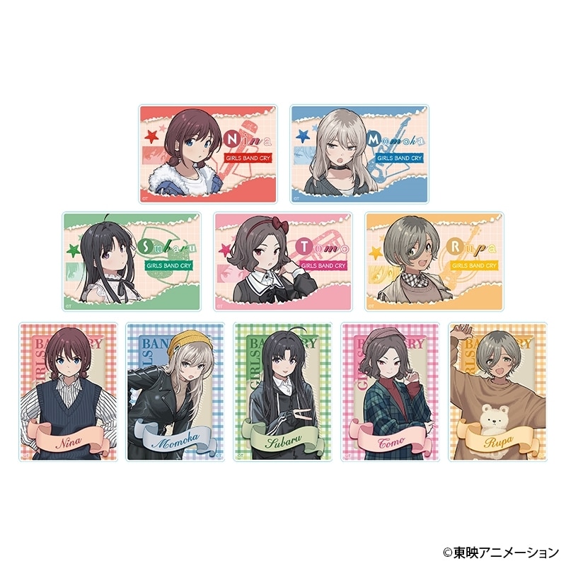 ガールズバンドクライ トレーディングアクリルステッカー(ガールズバンドクライ×夜のクラゲは泳げない コラボ ver.)
 
2025年08月上旬発売