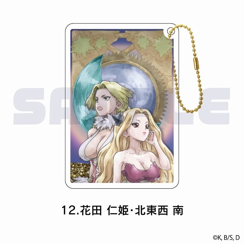 Dr.STONE グリッターキーホルダー 12.花田 仁姫・北東西 南
 アニメイトで
2025年08月上旬発売