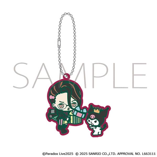 パラライ ラバーキーホルダー/白 忠成×クロミ　サンリオキャラクターズ
 アニメイトで
2025/12/26 発売
