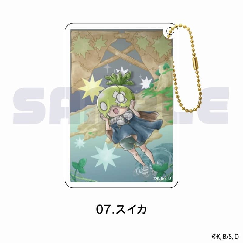 Dr.STONE グリッターキーホルダー 07.スイカ
 アニメイトで
2025年08月上旬発売