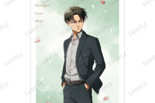 進撃の巨人 描き下ろし リヴァイ 歩み・水彩風ver. A3マット加工ポスター AMNIBUSで2025年11月上旬発売