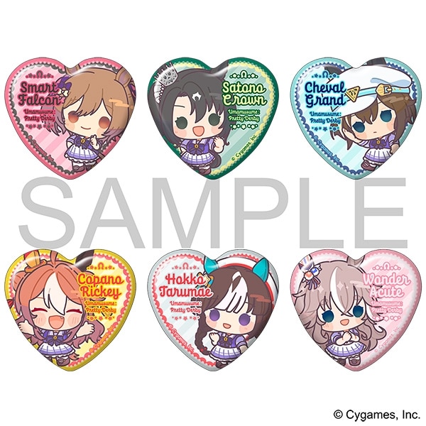 ウマ娘 プリティーダービー ハート型キャラバッジコレクション/Vol.5
 
2024年3月1日発売
 【アニメイト】
