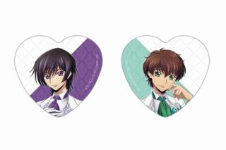 コードギアス  描き下ろしハート缶バッジセット(ルルーシュ&スザク/タキシード) アニメイトで
2025年06月発売