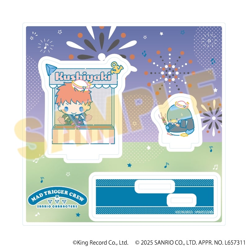 ヒプノシスマイク SANRIO NAKAYOKU EDIT アクリルスタンドプレート06/毒島 メイソン 理鶯 アニメイトで2025年11月発売