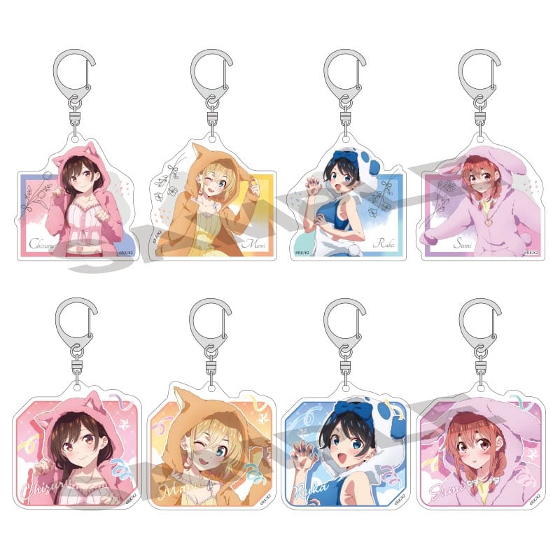 彼女、お借りします (かのかり) トレーディングアクリルキーホルダー けもみみパーカー
 
2023年09月下旬発売