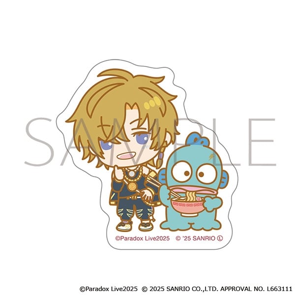 Paradox Live ステッカー/九頭竜 智生×ハンギョドン　サンリオキャラクターズ
 
2025年11月28日発売