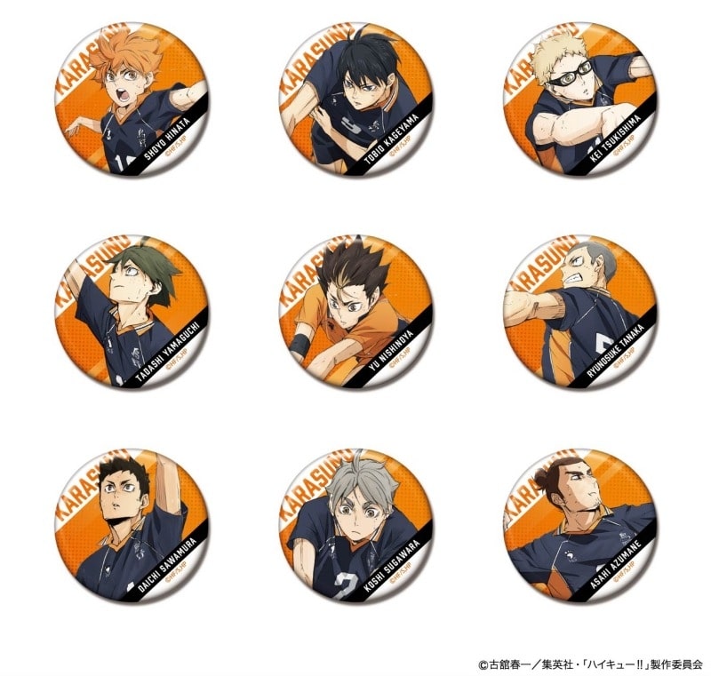 劇場版ハイキュー!! ゴミ捨て場の決戦 CANバッジVol.2 烏野高校BOX
 アニメイトで
2024年08月発売