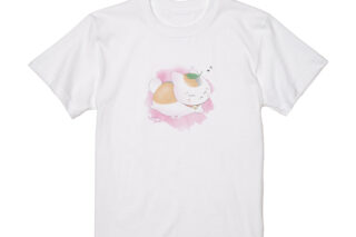 夏目友人帳 ニャンコ先生 デフォルメAni-Art Tシャツ モモイロ/メンズ AMNIBUSで