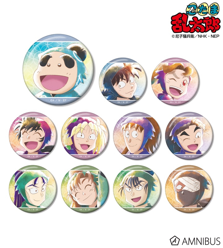 忍たま乱太郎 トレーディング Ani-Art aqua label 缶バッジ ver.B 2025年11月下旬発売予定