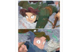 忍たま乱太郎 山田利吉&小松田秀作 grunge CANVAS A3マット加工ポスター 2025年11月下旬発売予定