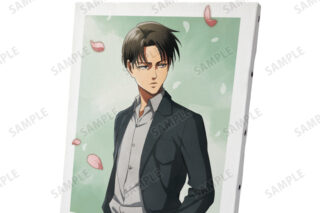進撃の巨人 描き下ろし リヴァイ 歩み・水彩風ver. キャンバスボード AMNIBUSで2025年11月上旬発売