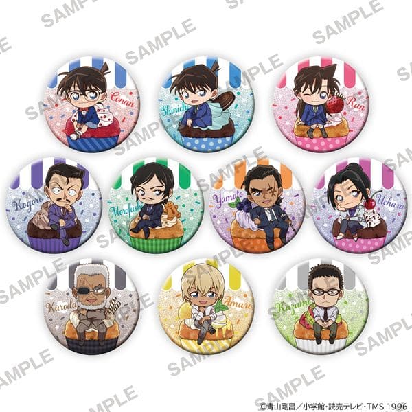 名探偵コナン キラキラ缶バッジコレクション カップケーキver. 【1BOX】 キャラアニで
                                                2025年12月発売