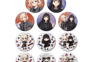 リコリス・リコイル meagratiaコラボ 描き下ろし&ちびキャラ トレーディンググリッター缶バッジ 【1BOX】 キャラアニで
                                                2026年1月発売