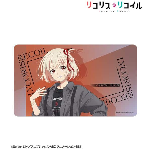 リコリス・リコイル meagratiaコラボ 描き下ろし 錦木千束 マルチデスクマット キャラアニで
                                                2026年1月発売
