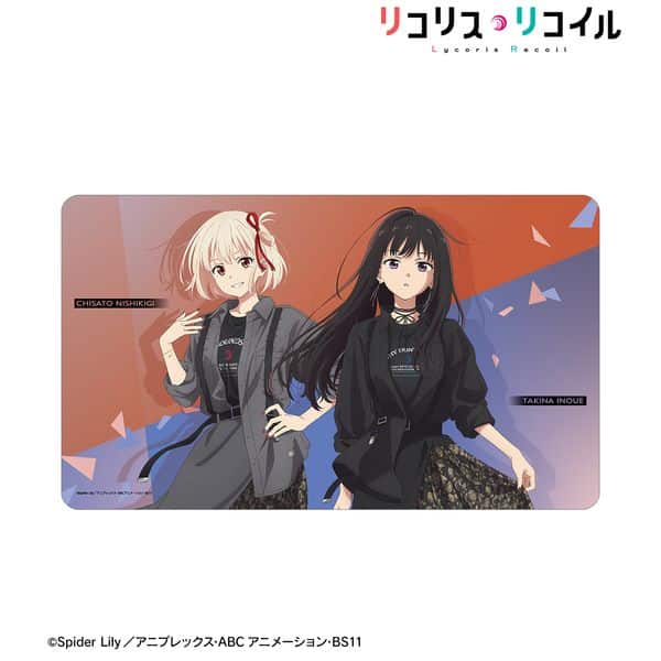 リコリス・リコイル meagratiaコラボ 描き下ろし 錦木千束&井ノ上たきな マルチデスクマット キャラアニで
                                                2026年1月発売