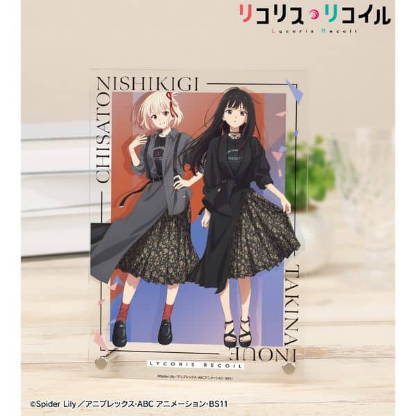 リコリス・リコイル meagratiaコラボ 描き下ろし 錦木千束&井ノ上たきな A5アクリルパネル キャラアニで
                                                2026年1月発売