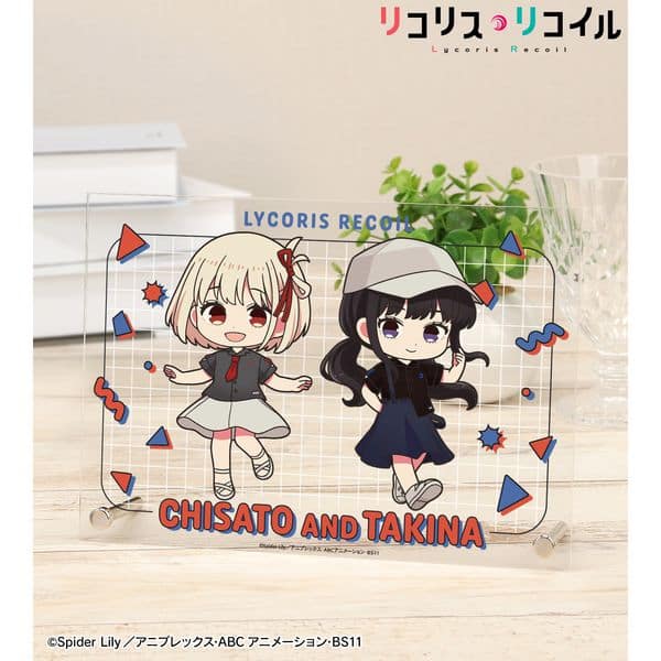 リコリス・リコイル meagratiaコラボ 錦木千束&井ノ上たきな ちびキャラ A5アクリルパネル ver.B キャラアニで
                                                2026年1月発売