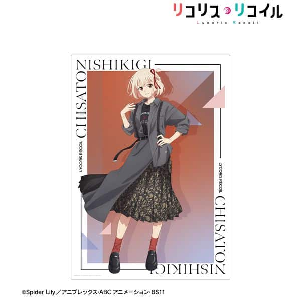 リコリス・リコイル meagratiaコラボ 描き下ろし 錦木千束 A3マット加工ポスター キャラアニで
                                                2026年1月発売