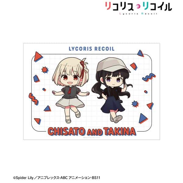 リコリス・リコイル meagratiaコラボ 錦木千束&井ノ上たきな ちびキャラ A3マット加工ポスター ver.B キャラアニで
                                                2026年1月発売