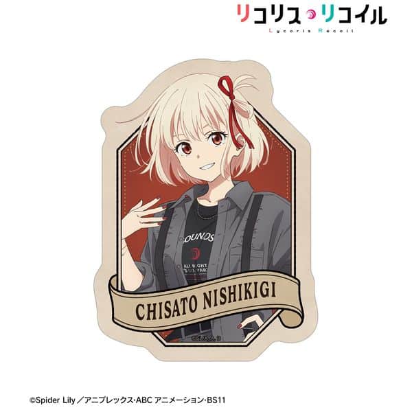 リコリス・リコイル meagratiaコラボ 描き下ろし 錦木千束 ダイカットステッカー キャラアニで
                                                2026年1月発売