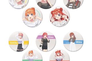 五等分の花嫁* トレーディングキラキラ缶バッジ  キャラアニで
                                                2026年01月発売