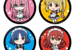 ぼっち・ざ・ろっく! 缶バッジ4個セット ひとり&虹夏&リョウ&郁代 メイド服ver. キャラアニで
                                                2025年12月発売