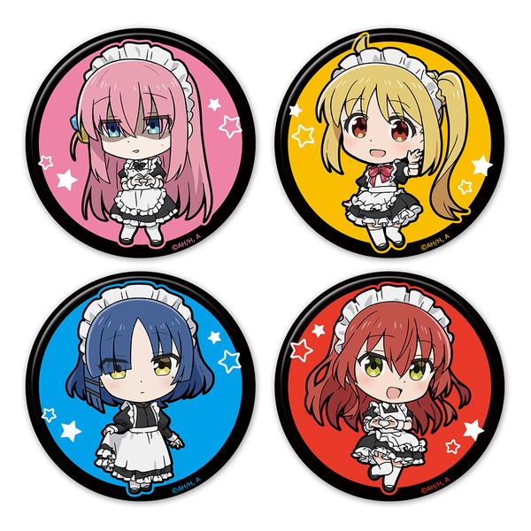 ぼっち・ざ・ろっく! 缶バッジ4個セット ひとり&虹夏&リョウ&郁代 メイド服ver. キャラアニで
                                                2025年12月発売