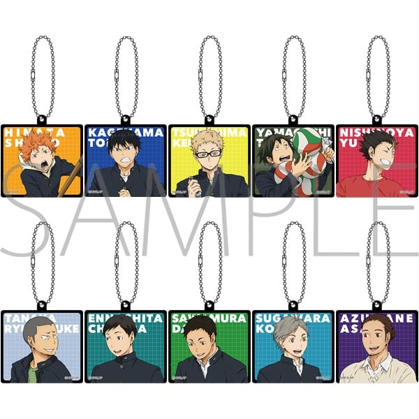 ハイキュー!! アクリルキーホルダーコレクション ムービックで2025年11月21日より発売