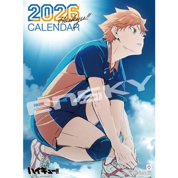 アニメ「ハイキュー!!」 2026年 壁掛けカレンダー CL-023 ※2025年11月
 エンスカイで2025年11月
発売