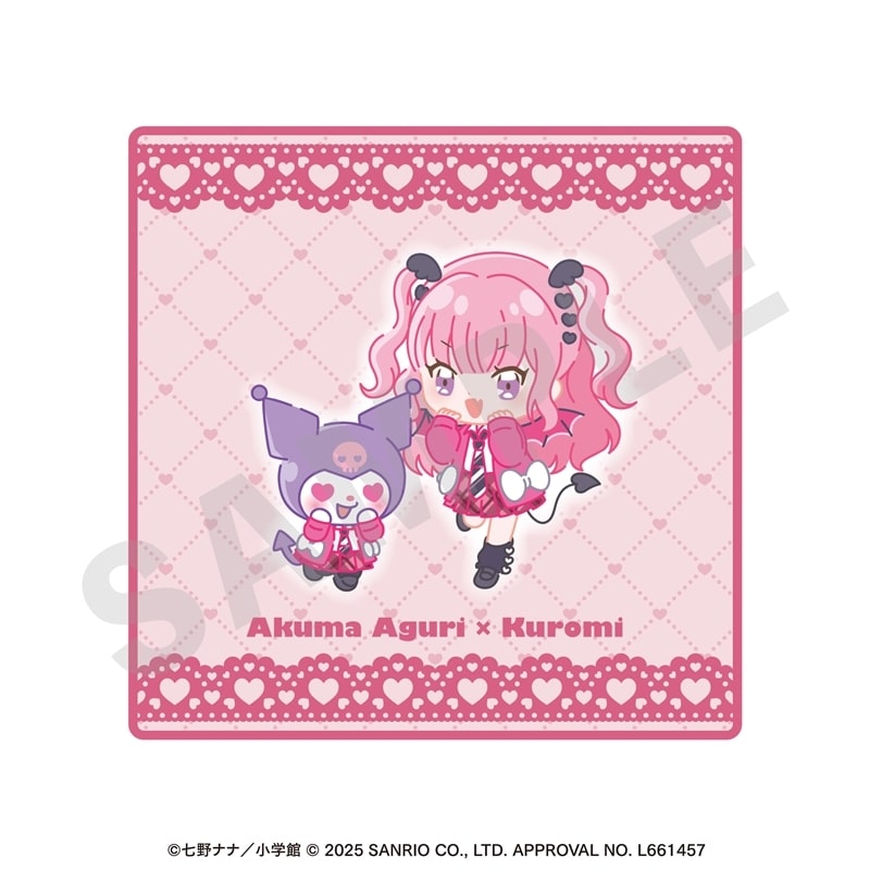 アクマでこれは恋じゃない!,クロミ ちゃおヒロインズ×サンリオキャラクターズ ミニタオル 愛久魔あぐり×クロミ
 
2025年8月29日発売
で取扱中 (アニメイト)