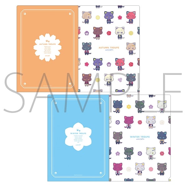 A3! withCAT illustration Ver. クリアファイルセット/秋組&冬組 アニメイトで
2025/10/04 発売