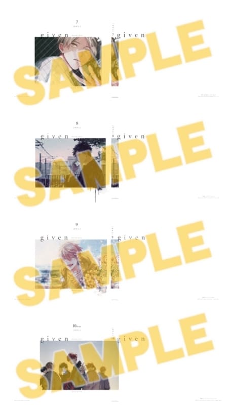 ギヴンコミックススペシャルカバーセット(⑦～⑨巻、10th mix)
 
2026年03月上旬発売
で取扱中