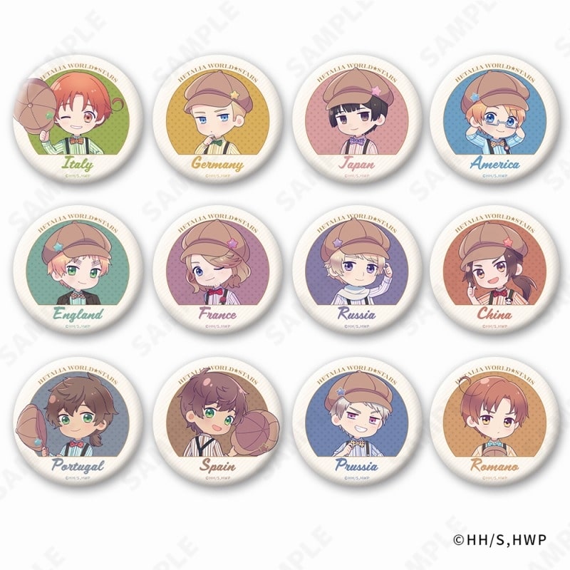 ヘタリア World★Stars トレーディング缶バッジ ～Suspenders Style～[ドレセレmini]
 アニメイトで
2025年07月下旬発売