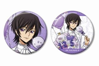 コードギアス  描き下ろし ルルーシュ バースデー2024ver. グリッター缶バッジ2個セット アニメイトで
2024/11/30 発売