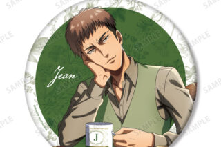 進撃の巨人 描き下ろしイラスト ジャン ティータイムver. BIG缶バッジ AMNIBUSで2025年11月上旬発売