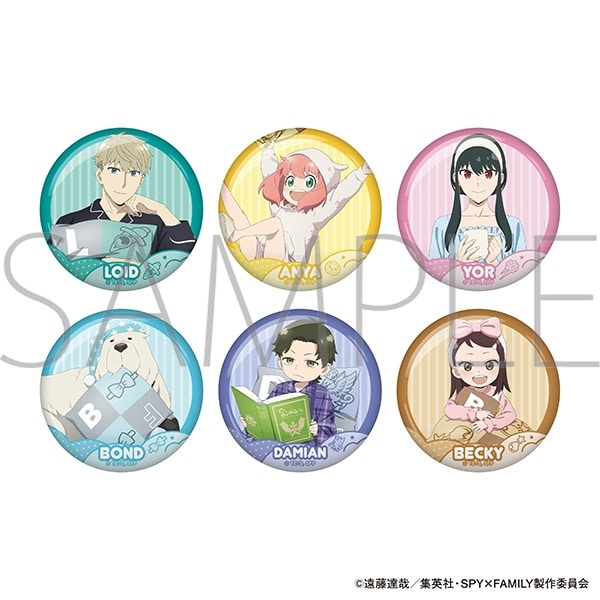 スパイファミリー 缶バッジコレクション
 
2025年12月20日発売
 (アニメイト)