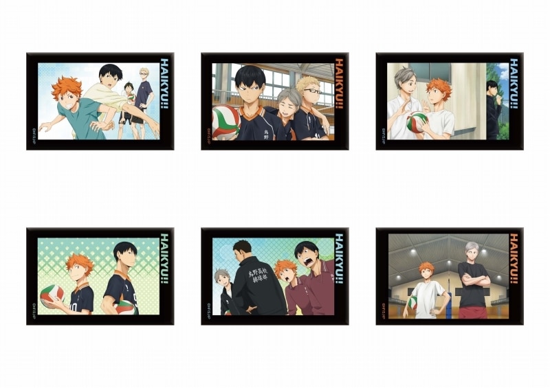 ハイキュー!! トレーディングスクエア缶バッジ【全6種】
 アニメイトで
2024年04月下旬発売