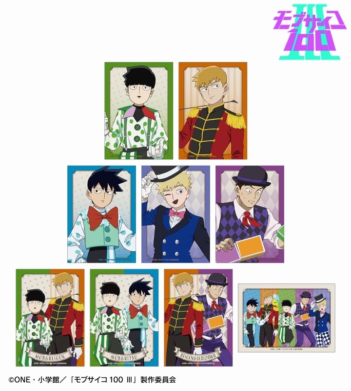 モブサイコ100 Ⅲ 描き下ろし サーカスver. トレーディングブロマイド
 アニメイトで
2025/05/24 発売