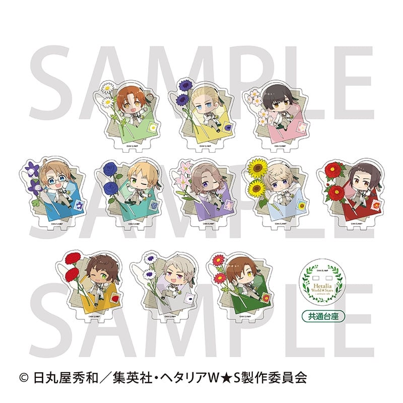 アニメ「ヘタリア World★Stars」 トレーディングミニアクリルスタンド Botanical letter ver.
 アニメイトで
2025年11月中旬発売