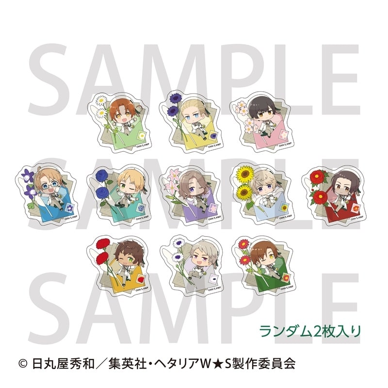 アニメ「ヘタリア World★Stars」 トレーディングステッカー [2枚入り] Botanical letter ver.
 アニメイトで
2025年11月中旬発売