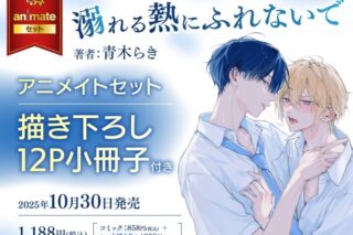 [BL漫画] 溺れる熱にふれないで アニメイトセット【描き下ろし12P小冊子付き】
 
2025年10月30日発売
で取扱中