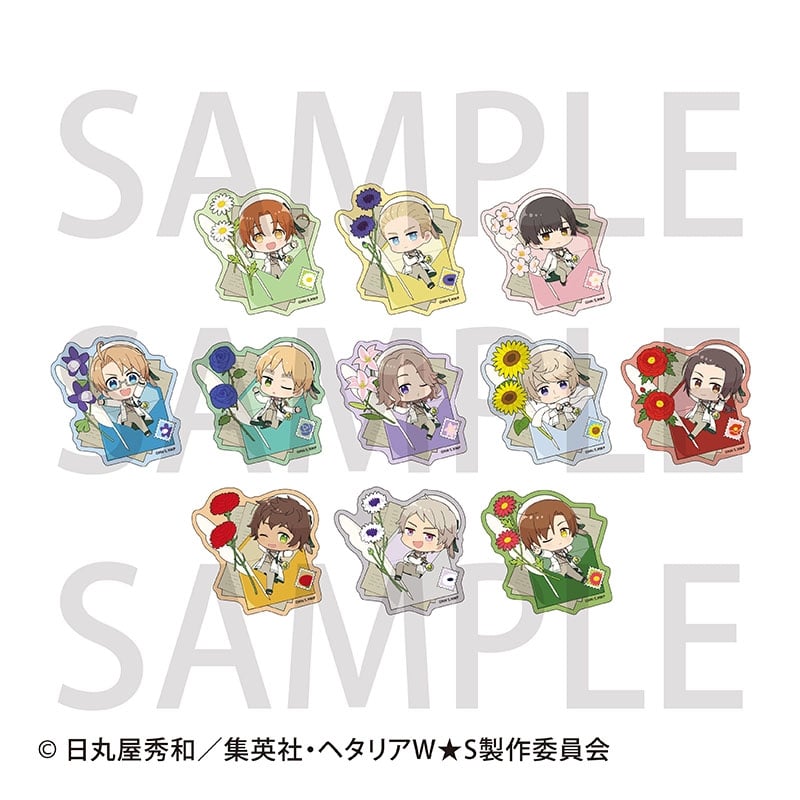 アニメ「ヘタリア World★Stars」 トレーディングアクリルバッジ Botanical letter ver.
 アニメイトで
2025年11月中旬発売