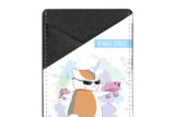 夏目友人帳 描き下ろしイラスト ニャンコ先生 シャボン玉ver. スマホカードポケット AMNIBUSで