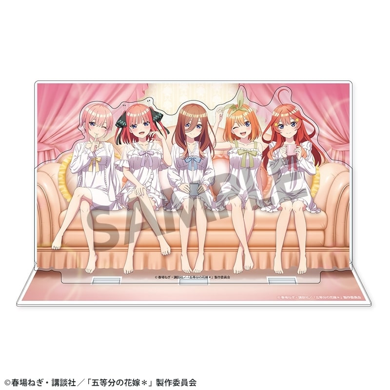 五等分の花嫁* 背景付き描き下ろしアクリルスタンド ナイトウェア ver.
 
2025年11月発売
